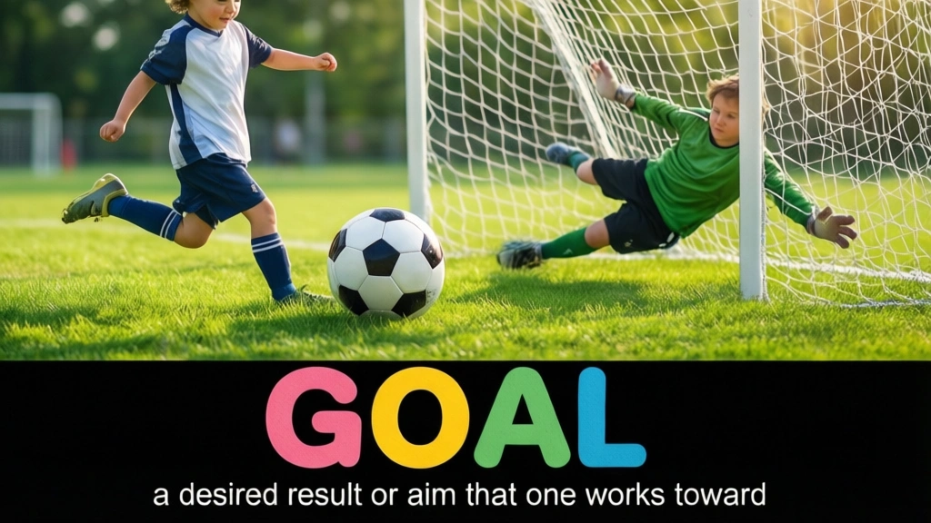 English Illustration for goal